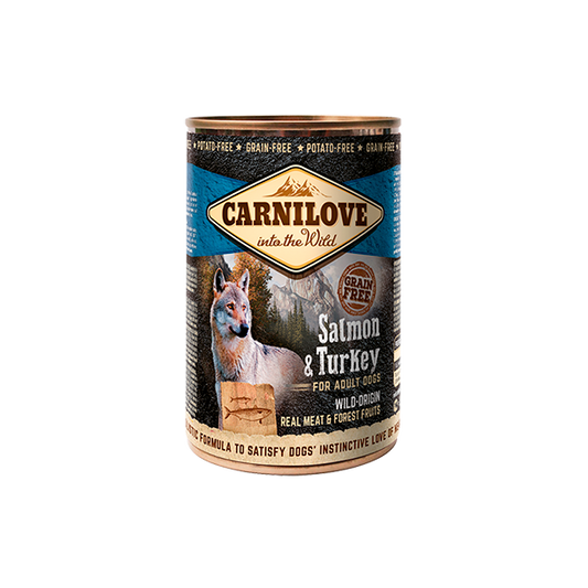 Carnilove Salmon & Turkey Wet Dog Food Can 400g