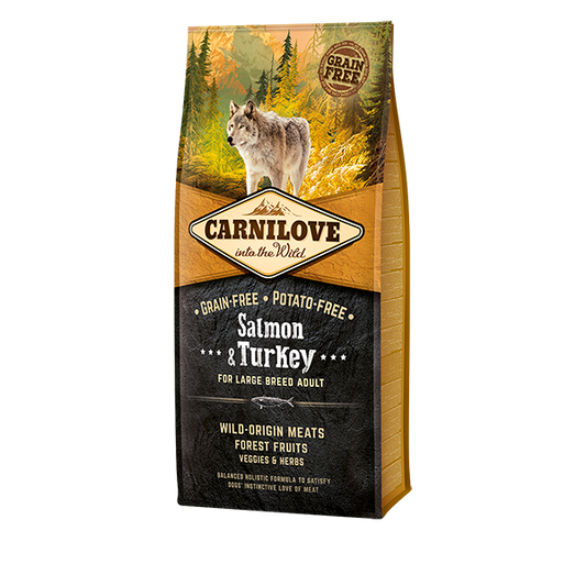 Carnilove Salmon & Turkey Large Breed Adult Dry Dog Food
