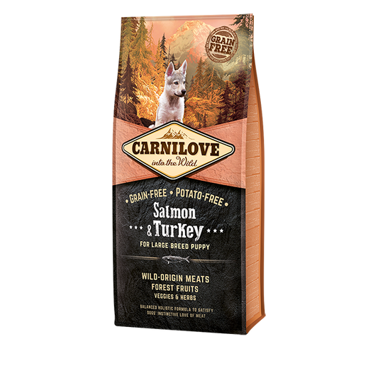 Carnilove Salmon & Turkey Large Breed Puppy Dry Dog Food