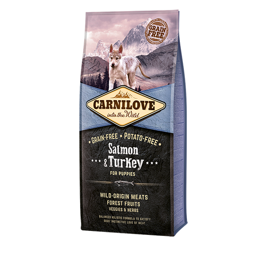 Carnilove Salmon & Turkey Puppy Dry Dog Food