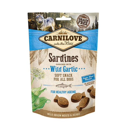Carnilove Sardines with Garlic Soft Snack Treats 200g