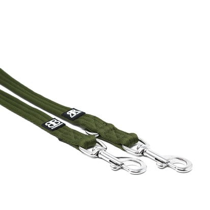 BullyBillows Double Ended Training Dog Lead Khaki