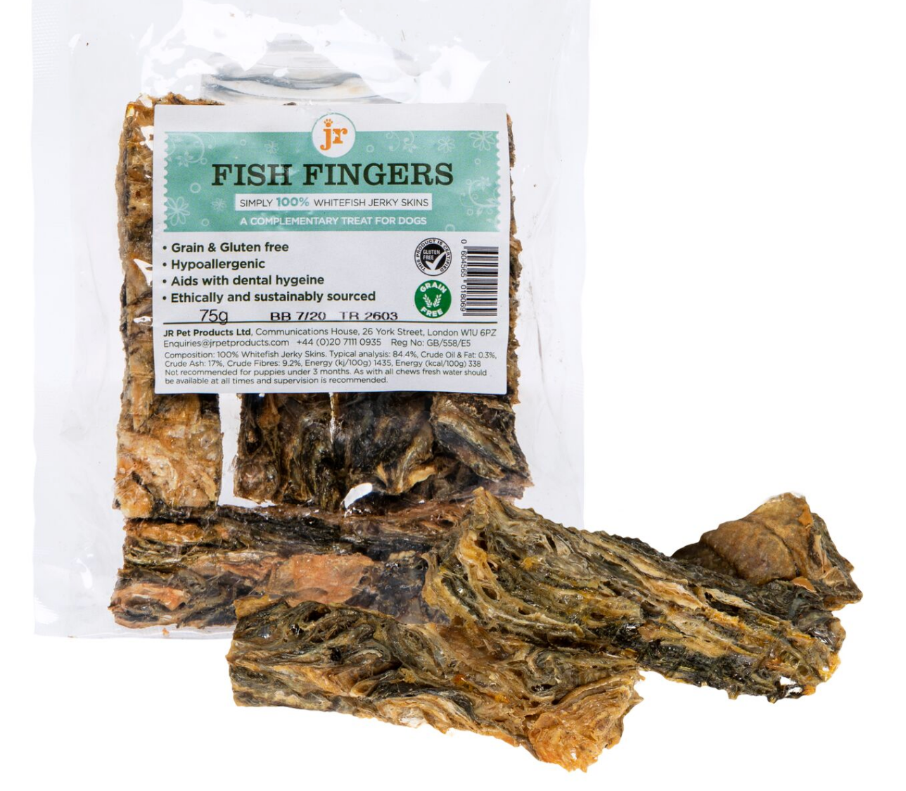 JR Natural Fish Fingers 75g
