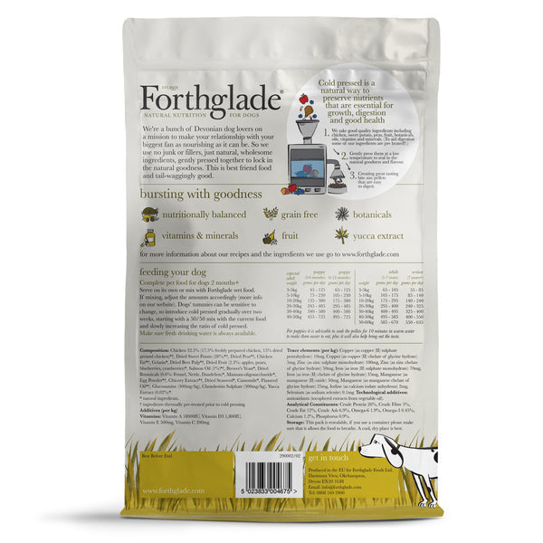 Forthglade Cold Pressed Adult Chicken Dry Dog Food