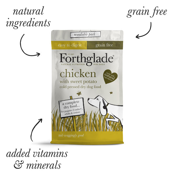 Forthglade Cold Pressed Adult Chicken Dry Dog Food