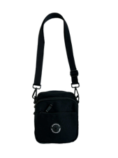 Pawsome Paws Boutique Mini Canvas Dog Walking Bag Black