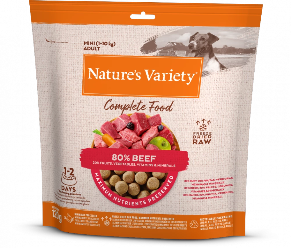 Nature's blend freeze dried dog best sale food