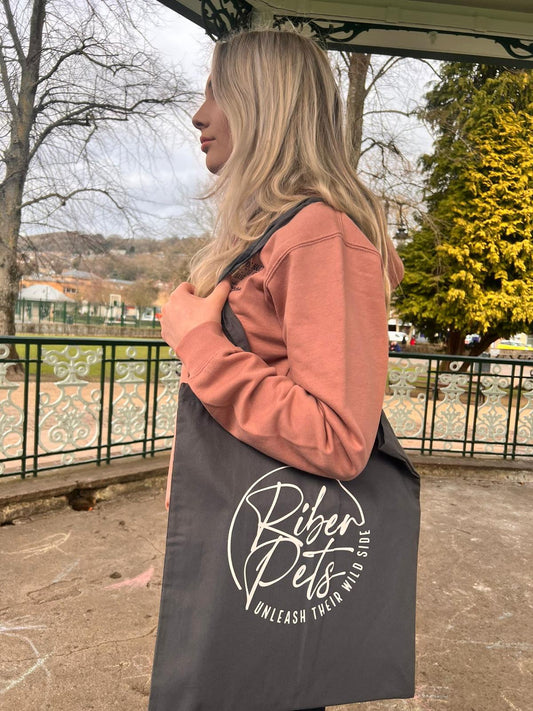 Riber Pets Dark Grey Tote Bag