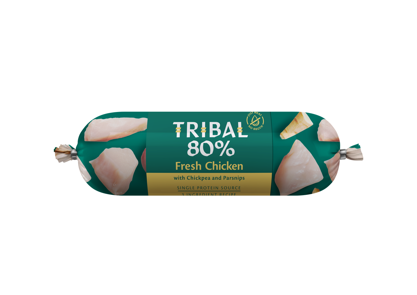 Tribal 80% Fresh Chicken Gourmet Sausage Wet Dog Food
