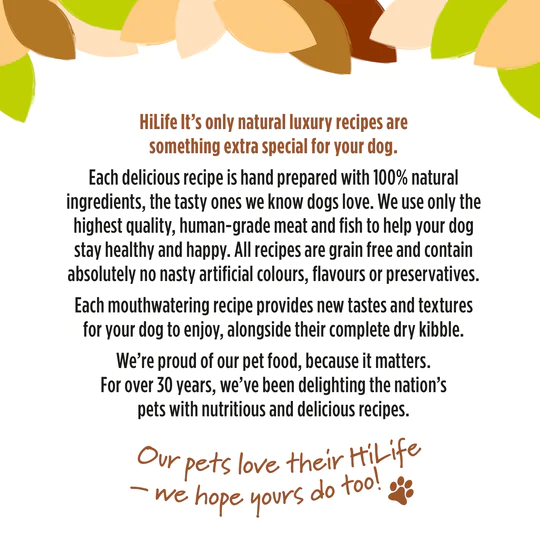 HiLife The Wholesome Hamper Wet Dog Food Multipack Pouches 18 x 100g