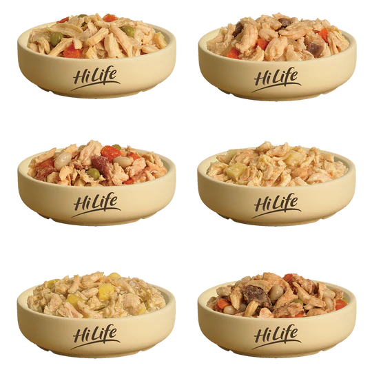 HiLife The Wholesome Hamper Wet Dog Food Multipack Pouches 18 x 100g