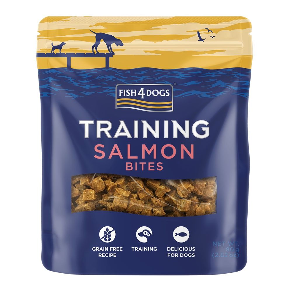 Fish4Dogs Adult Salmon Bites Training Treats 80g