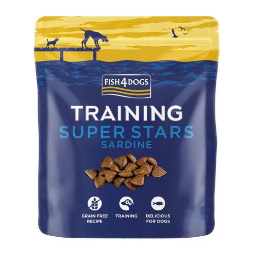 Fish4Dogs Adult Super Star Sardine Training Treats 150g