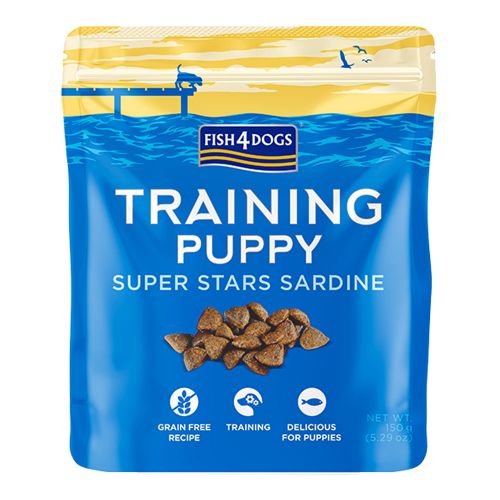 Fish4Dogs Puppy Super Star Sardine Training Treats 150g