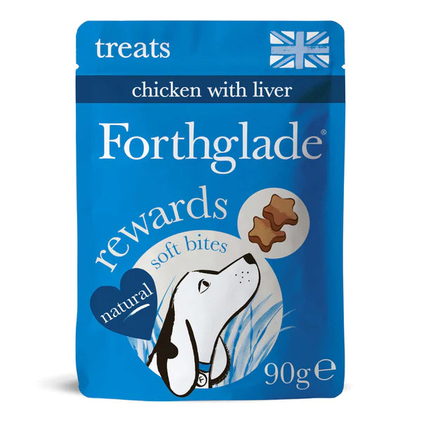 Forthglade Natural Soft Bites Rewards Training Treats 90g