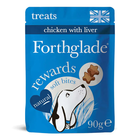 Forthglade Natural Soft Bites Rewards Training Treats 90g