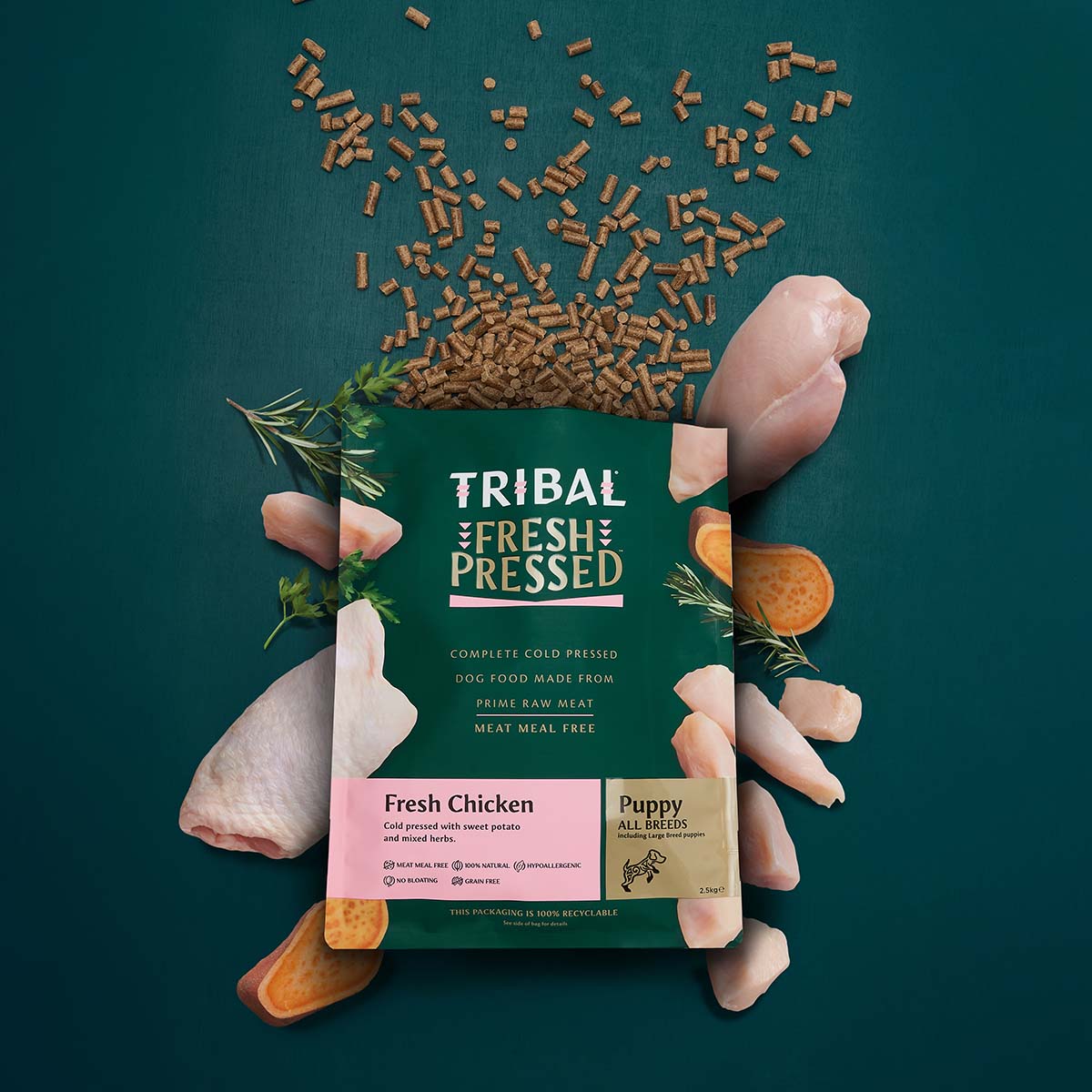 Tribal Fresh Pressed Chicken Puppy Dry Dog Food