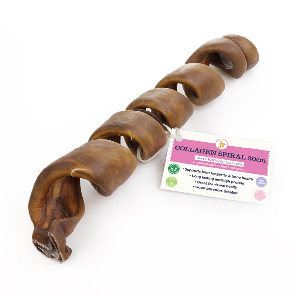 JR Beef Collagen Spirals 30cm