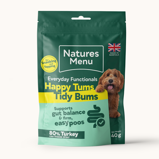 Natures Menu Freeze Dried Functional Happy Tums & Tidy Bums Treats