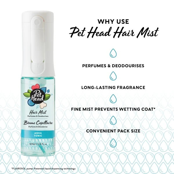 Pet Head Hair Mist Aqua Tonic 100ml