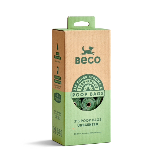 Beco Poop Bags Unscented No Handles 315 Bags