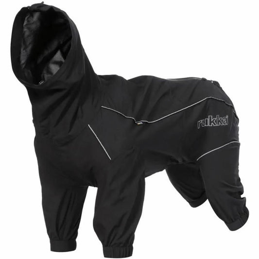 Rukka Pets Weather Protective Dog Overall Black