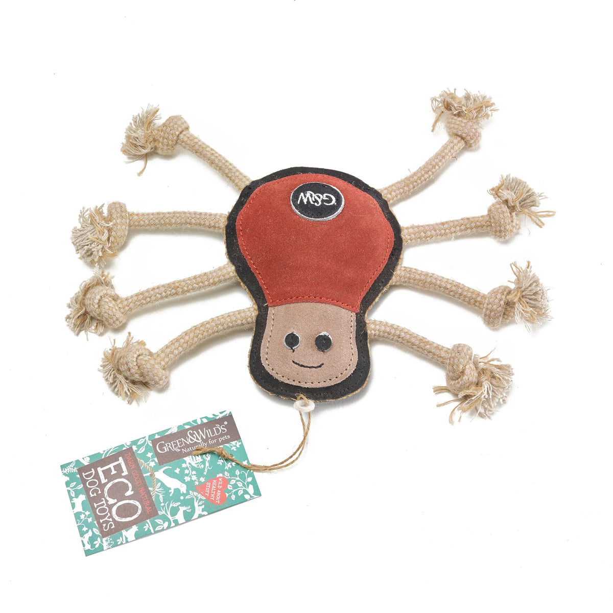 Green & Wild's Spike the Spider Eco Dog Toy