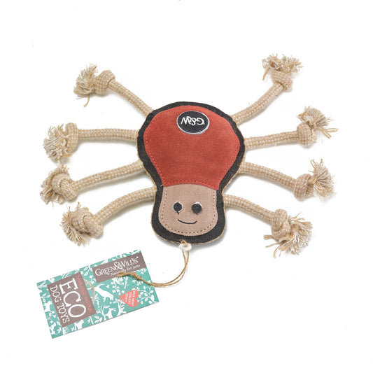 Green & Wild's Spike the Spider Eco Dog Toy