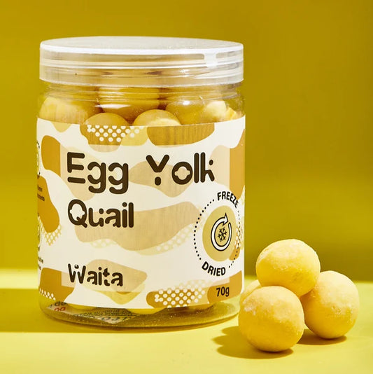 Waita Freeze Dried Quail Egg Yolk Big Tub 200g
