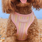 Cocopup London Pastel Stripes Adjustable Neck Dog Harness