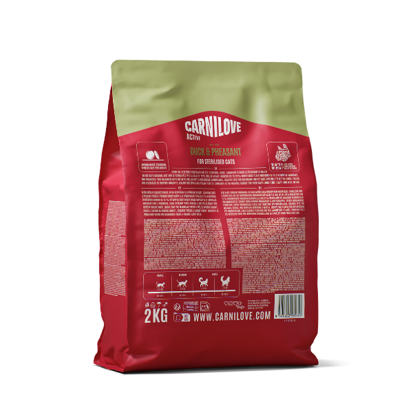 Carnilove Active Duck & Pheasant Cat Dry Food