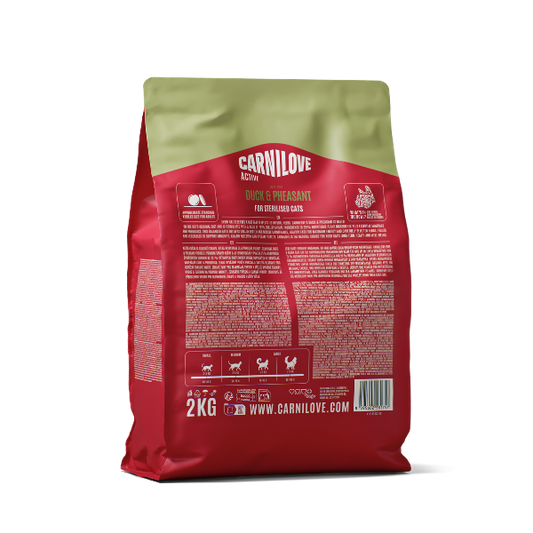 Carnilove Active Duck & Pheasant Cat Dry Food
