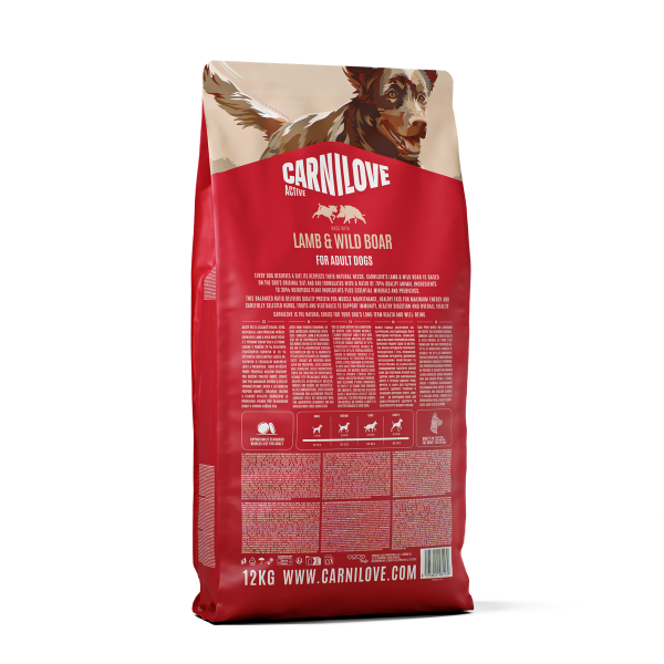 Carnilove Active Lamb & Wild Boar Dry Dog Food