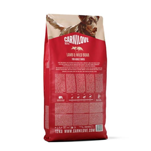 Carnilove Active Lamb & Wild Boar Dry Dog Food