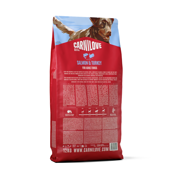Carnilove Active Salmon & Turkey Dry Dog Food