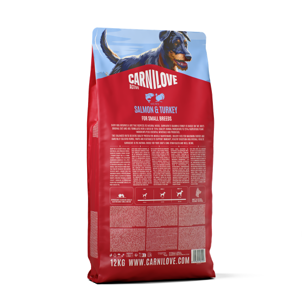 Carnilove Active Salmon & Turkey Small Breed Dry Dog Food