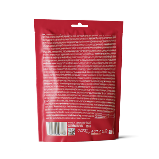 Carnilove Jerky Turkey & Venison Dog Treats 100g