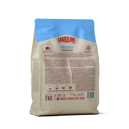 Carnilove True Fresh Fish & Turkey Cat Dry Food
