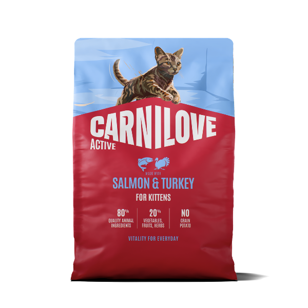 Carnilove Active Salmon & Turkey Kitten Dry Food