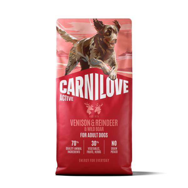 Carnilove Active Venison, Reindeer & Wild Boar Dry Dog Food