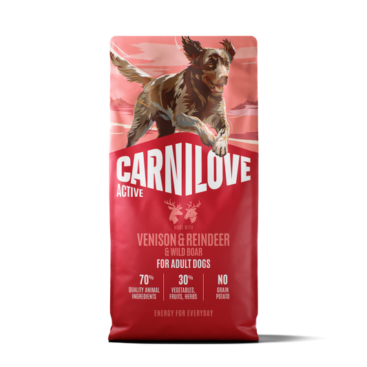 Carnilove Active Venison, Reindeer & Wild Boar Dry Dog Food