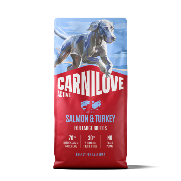 Carnilove Active Salmon & Turkey Large Breed Dry Dog Food