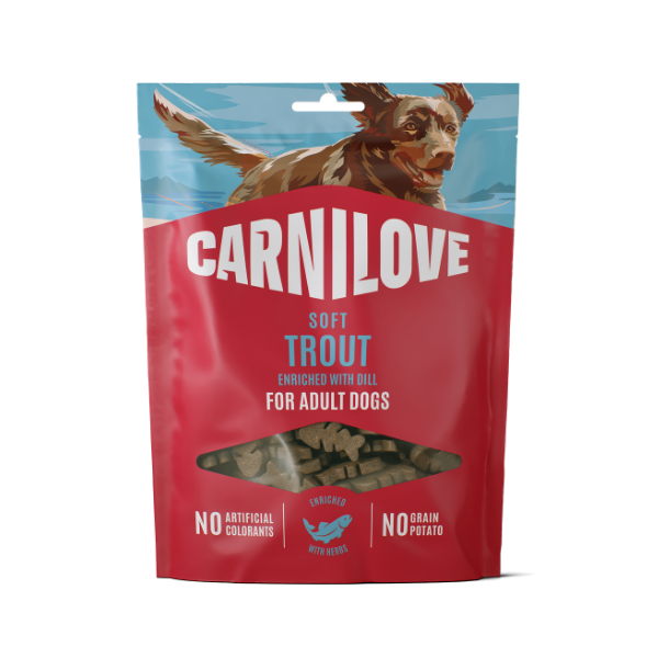 Carnilove Trout with Dill Dog Soft Snack Treats 200g