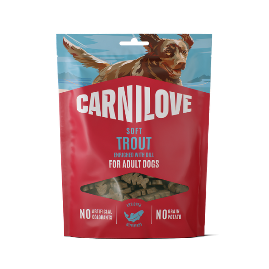 Carnilove Trout with Dill Dog Soft Snack Treats 200g