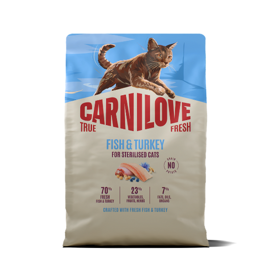 Carnilove True Fresh Fish & Turkey Cat Dry Food
