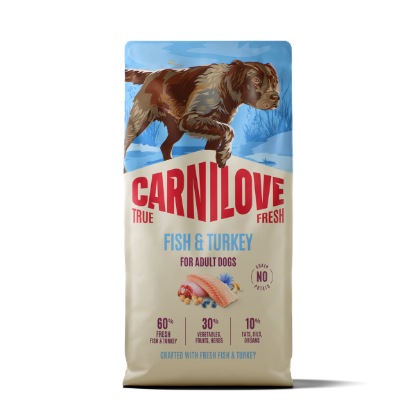 Carnilove True Fresh Fish & Turkey Adult Dry Dog Food