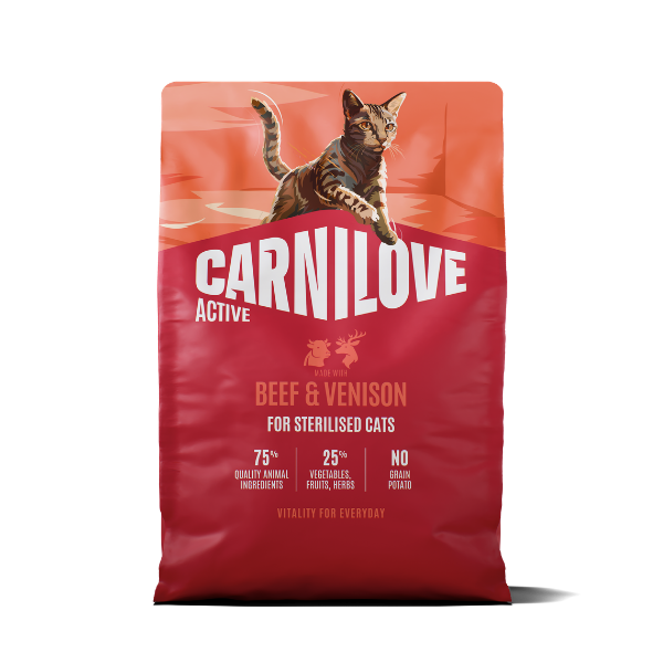 Carnilove Active Beef & Venison Cat Dry Food