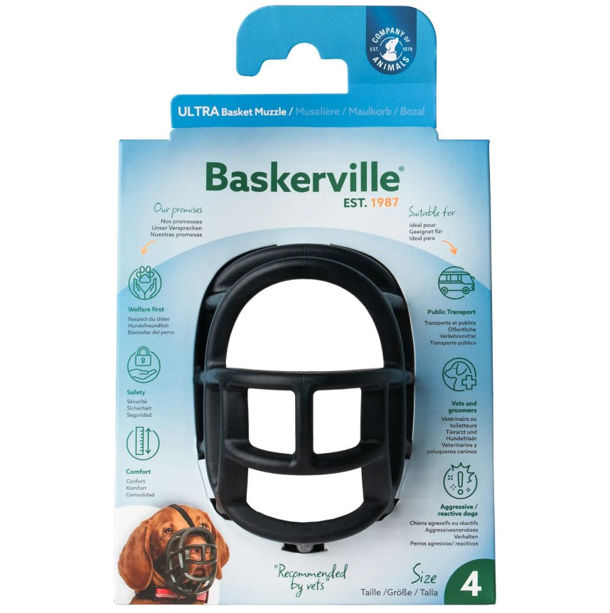 Baskerville Ultra Dog Muzzle Size 4