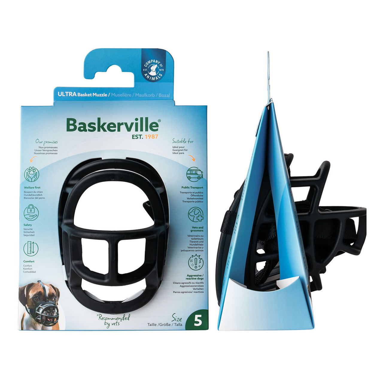 Baskerville Ultra Dog Muzzle Size 5