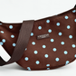 Cocopup London Dog Crossbody Crescent Dog Walking Bag Biscotti Blue